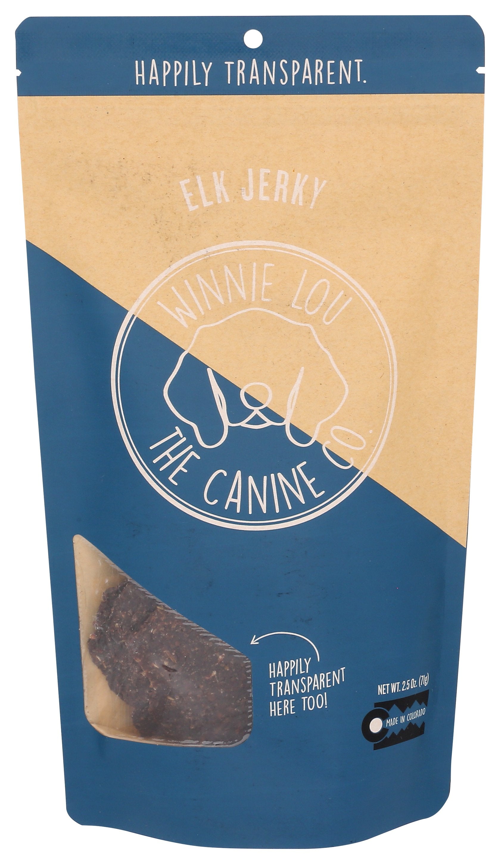 WINNI LOU- THE CANINE CO JERKY ELK - Case of 6
