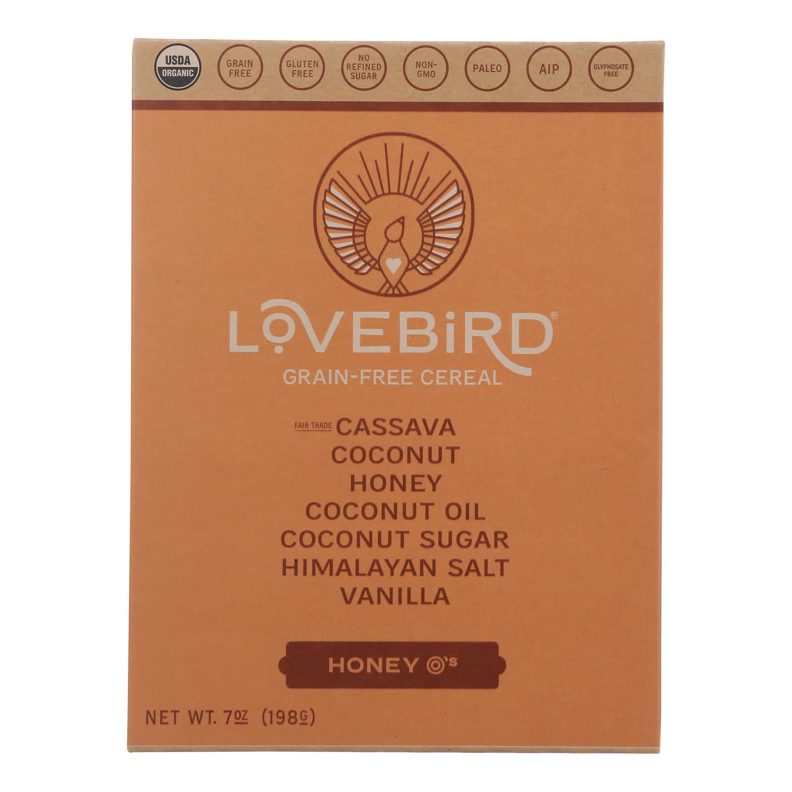 Lovebird - Cereal Honey Grain Fr - Case Of 6-7 Oz