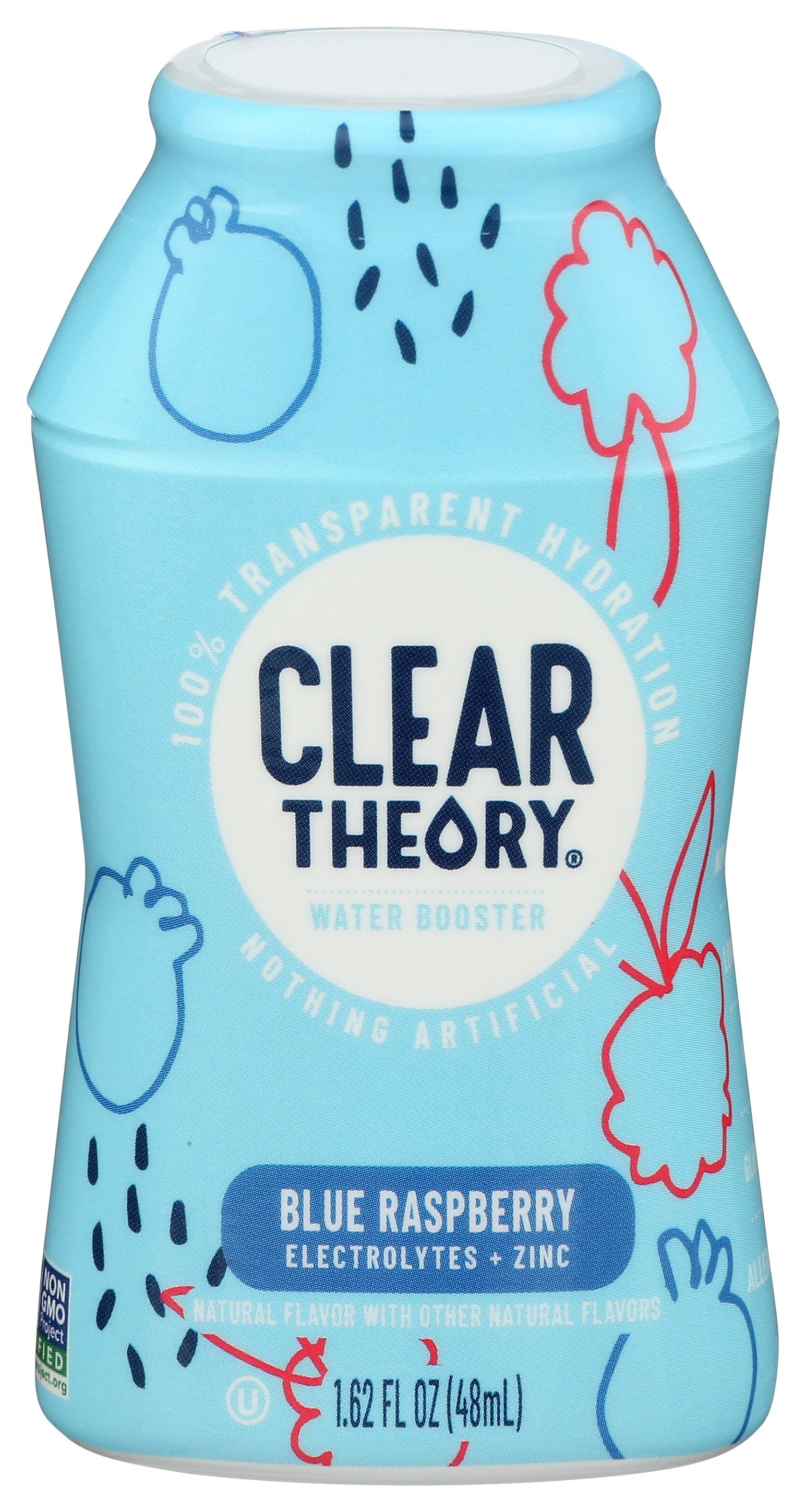 CLEAR THEORY WATER ENHANCE BLUE RASPBE - Case of 12