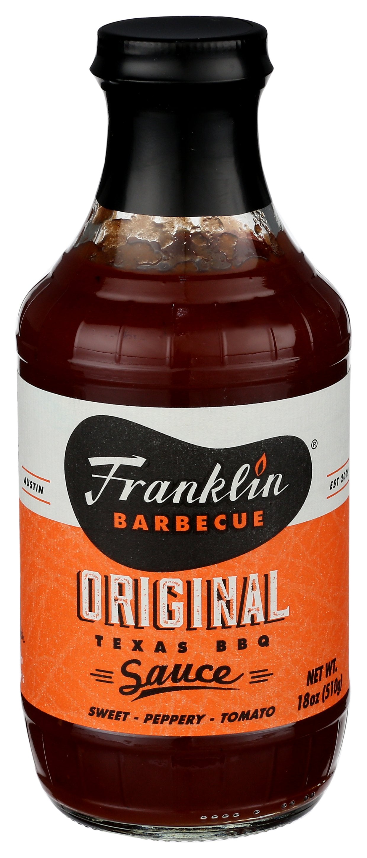 FRANKLIN BBQ SAUCE BBQ ORIGINAL TEXAS - Case of 6