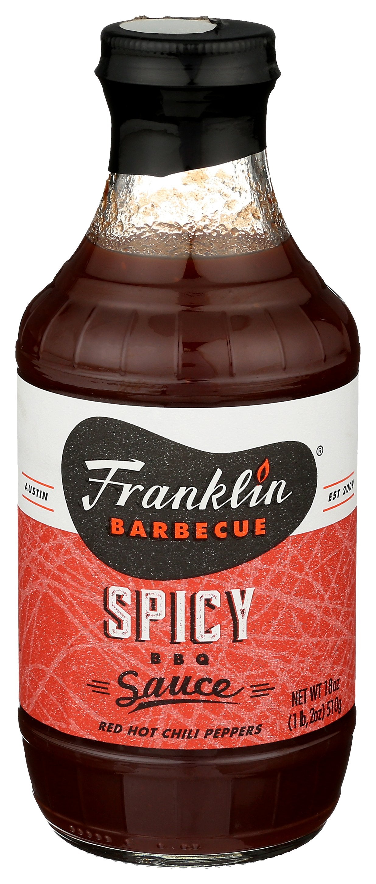 FRANKLIN BBQ SAUCE BBQ SPICY - Case of 6