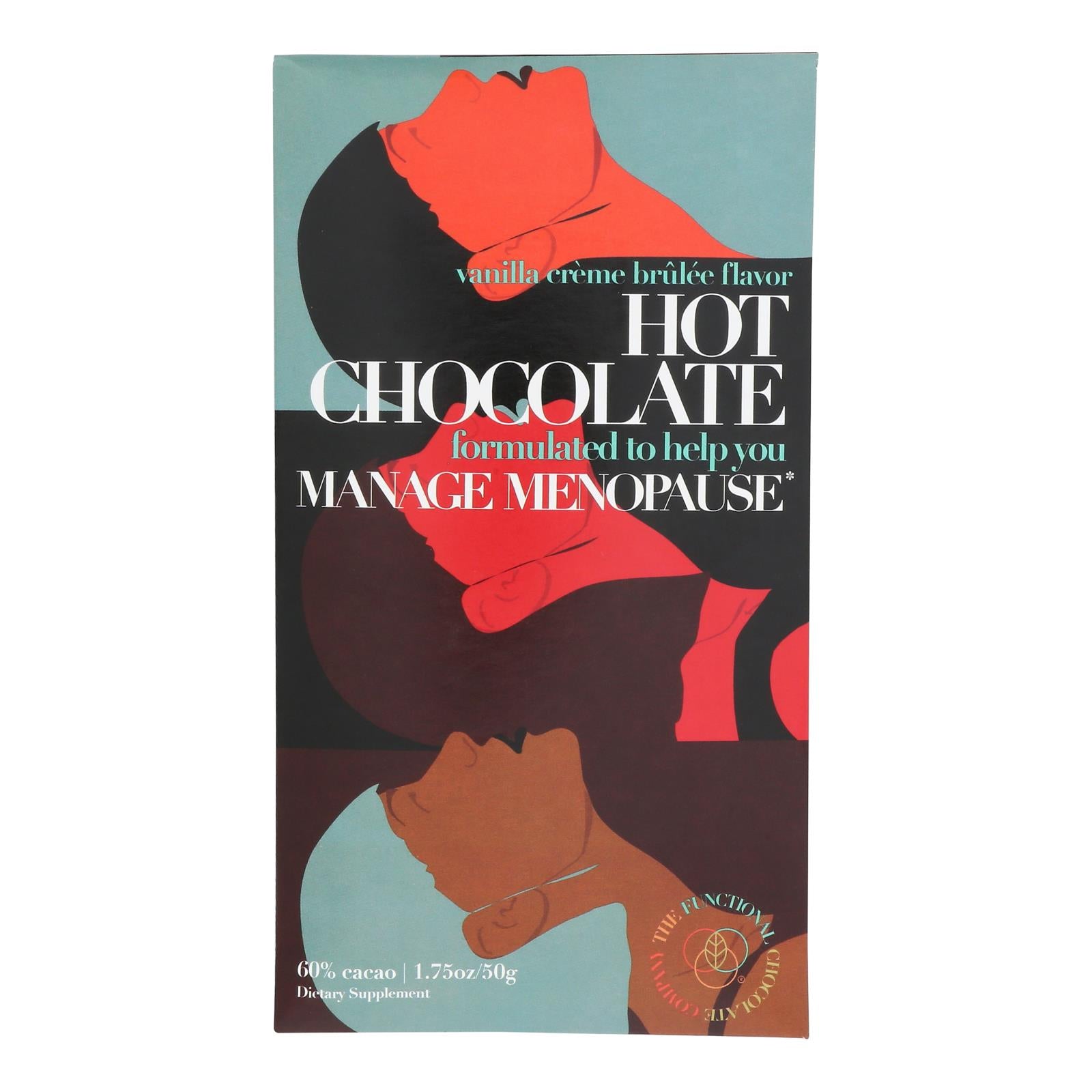 The Functional Chocolate Co - Chocolate Bar Hot - Case of 12-1.75 OZ