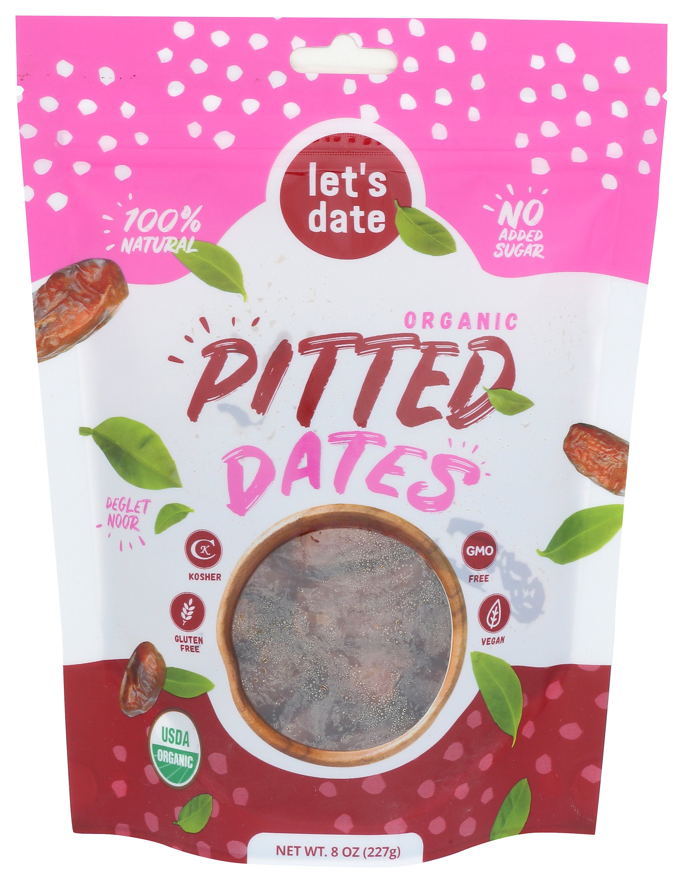 LETS DATE DATES PITTED ORGANIC - Case of 6