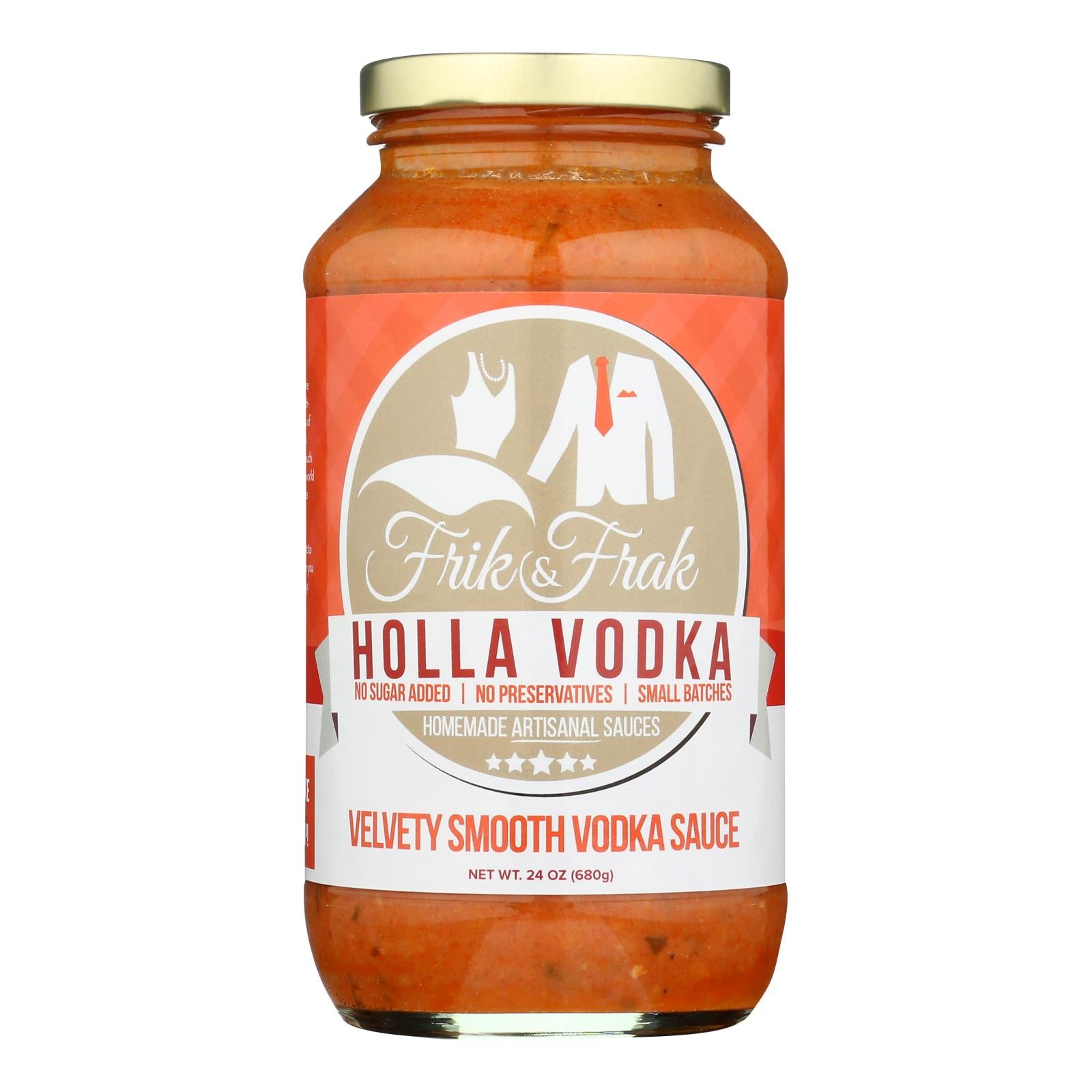 Frik And Frak - Sauce Holla Vodka - Case of 6-24 OZ