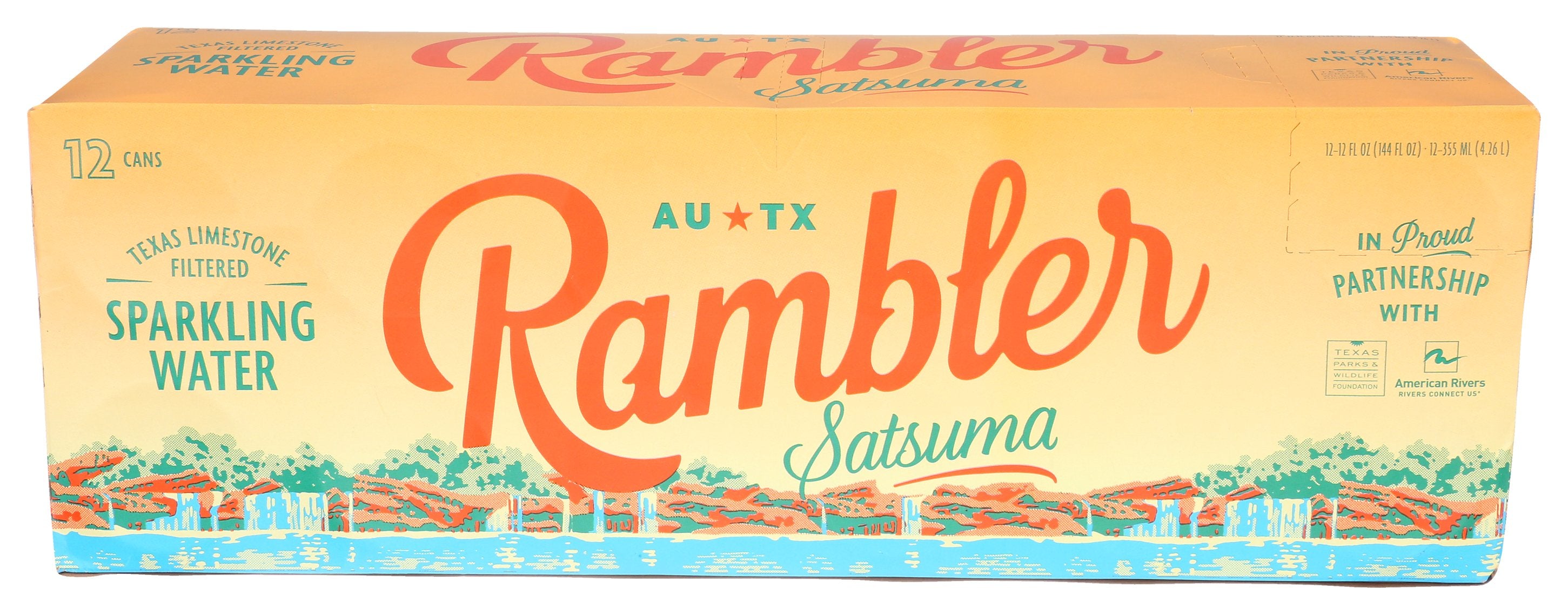 RAMBLER WATER SPARKLING SATSUMA - Case of 2