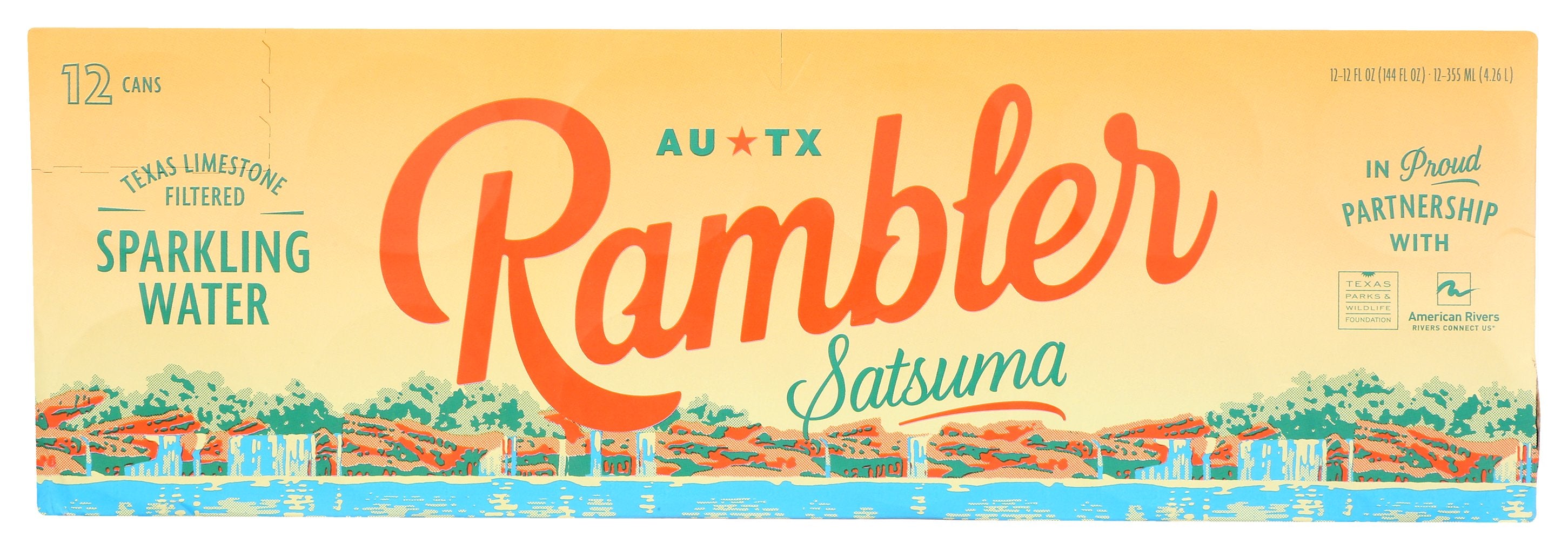 RAMBLER WATER SPARKLING SATSUMA - Case of 2