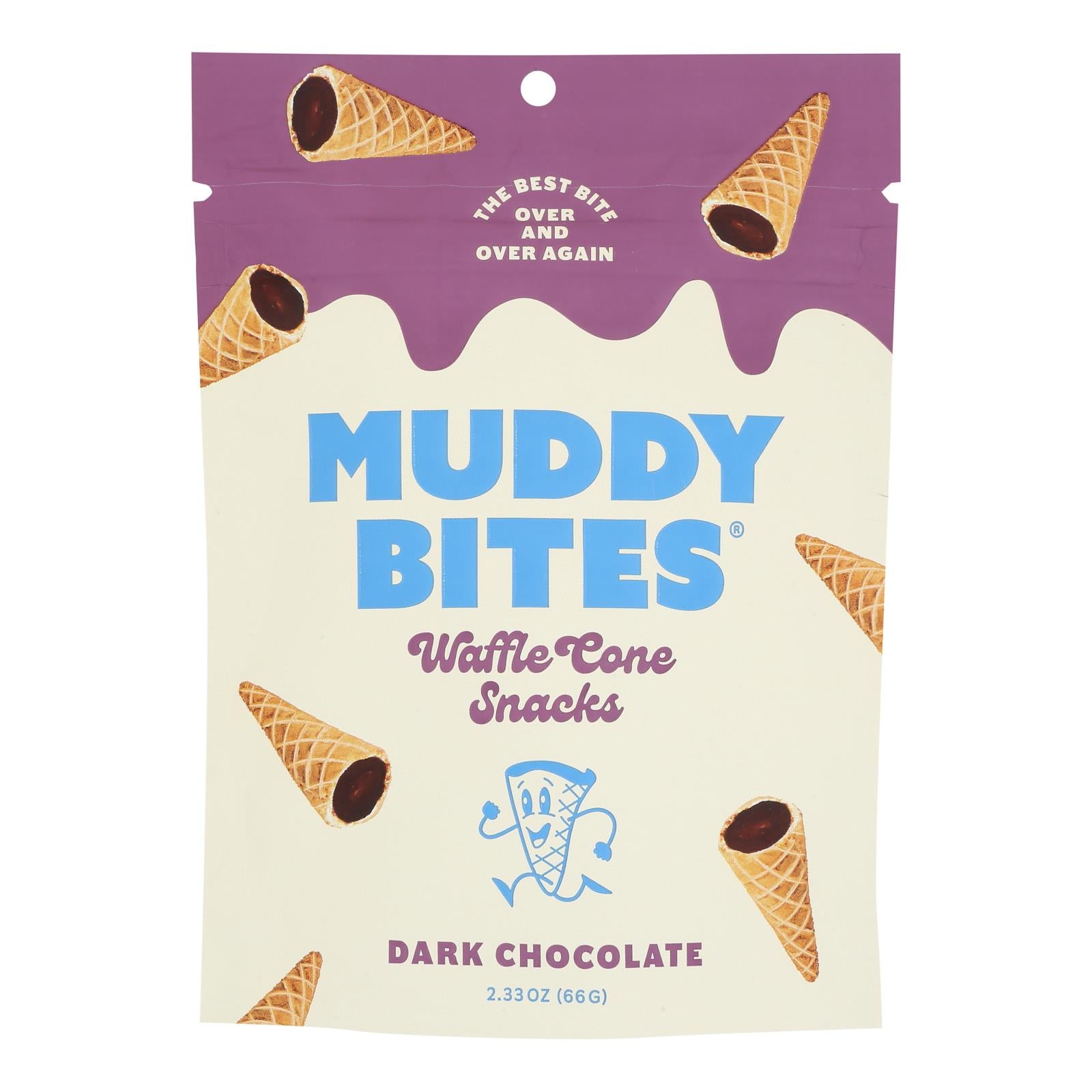 Muddy Bites - Muddy Bite Dark Chocolate - Case of 12-2.33 OZ