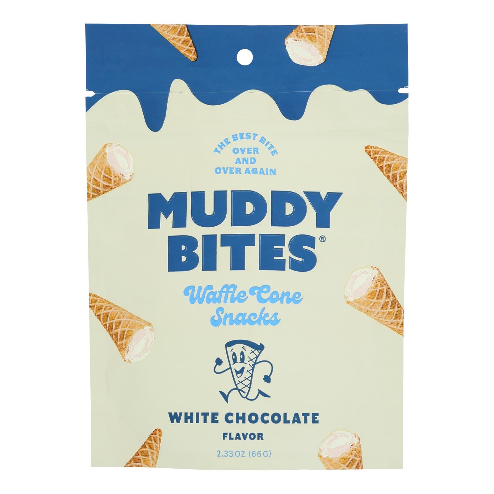 Muddy Bites - Muddy Bite White Chocolte - Case of 12-2.33 OZ