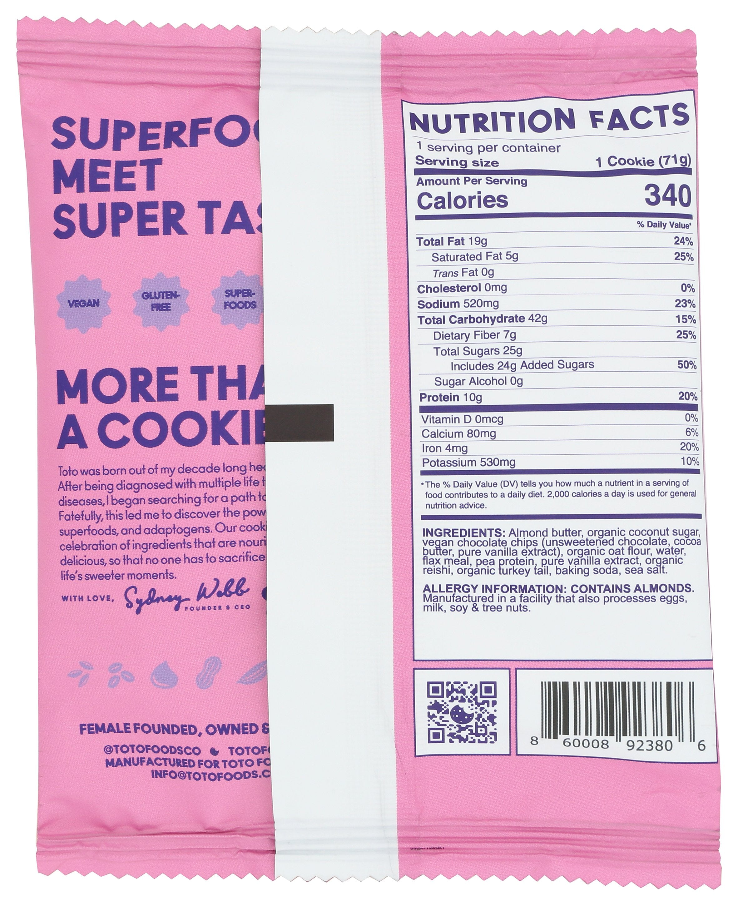 TOTO FOODS COOKIE SEA SLT CHOCO CHP - Case of 10