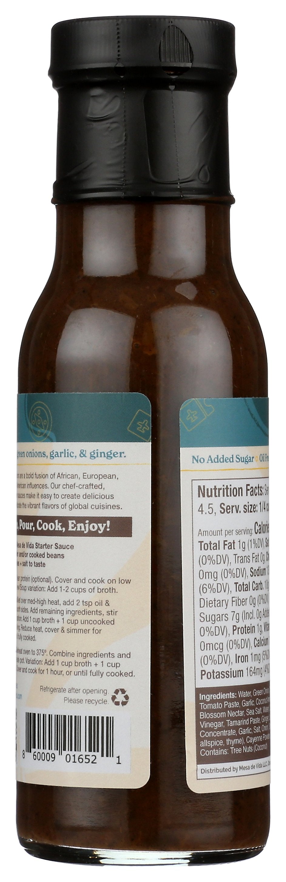 MESA DE VIDA SAUCE CARIBBEAN STARTER - Case of 6