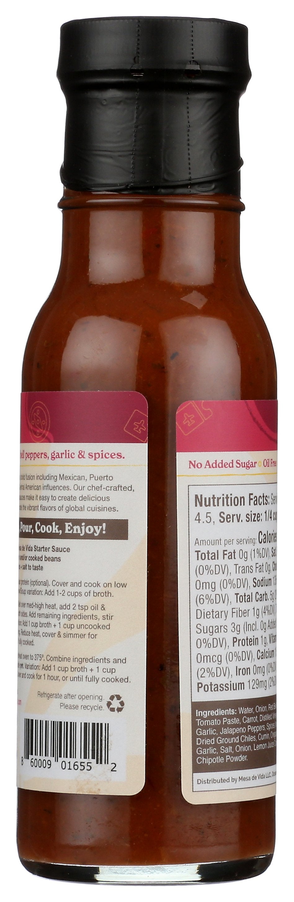 MESA DE VIDA SAUCE LATIN STARTER - Case of 6