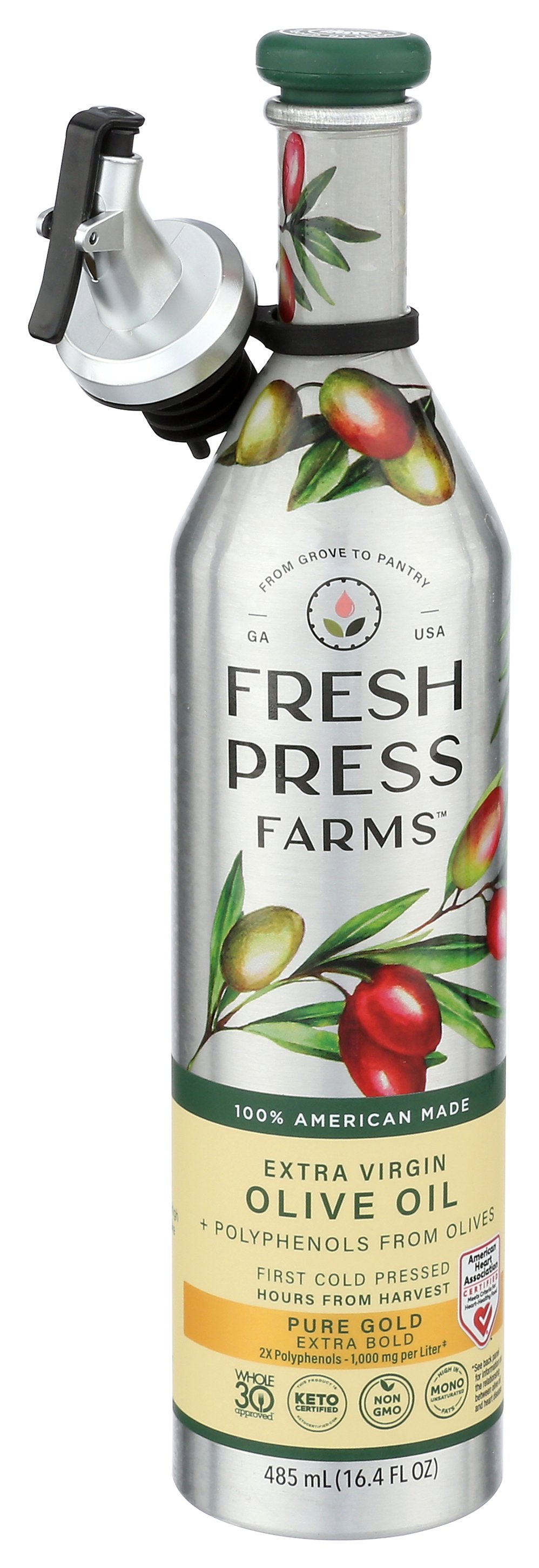 FRESH PRESS FARMS OLIVE OIL EV HGH PLYPHNL - Case of 6