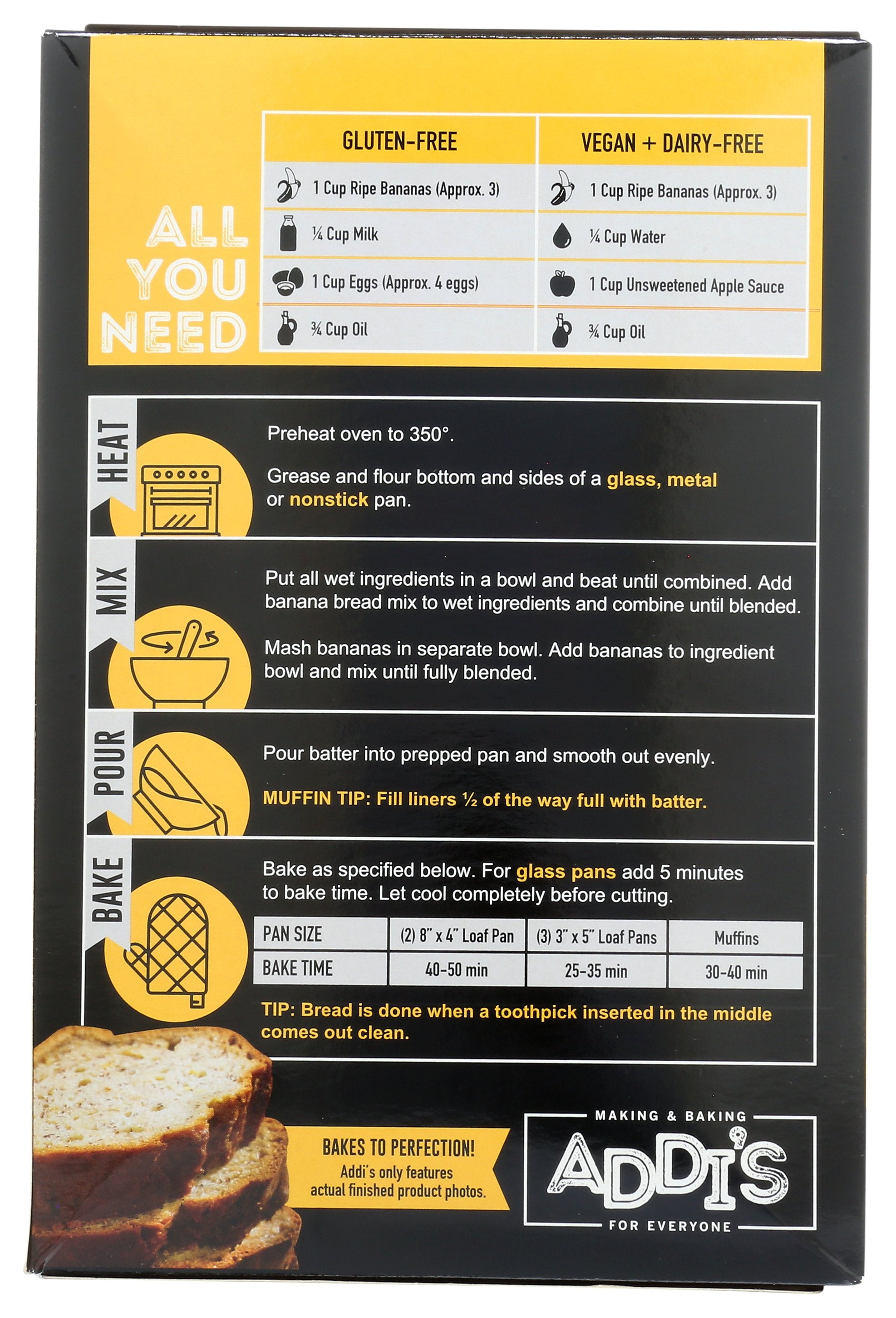 ADDIS FOR EVERYONE MIX BREAD BANANA - Case of 6