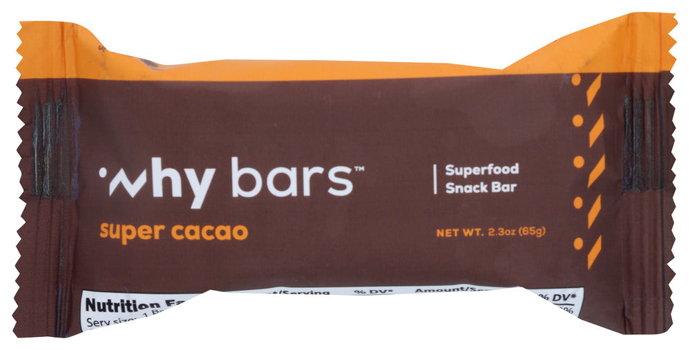 Why Bars Bar Super Cacao - Pack of 12 - 2.3 oz