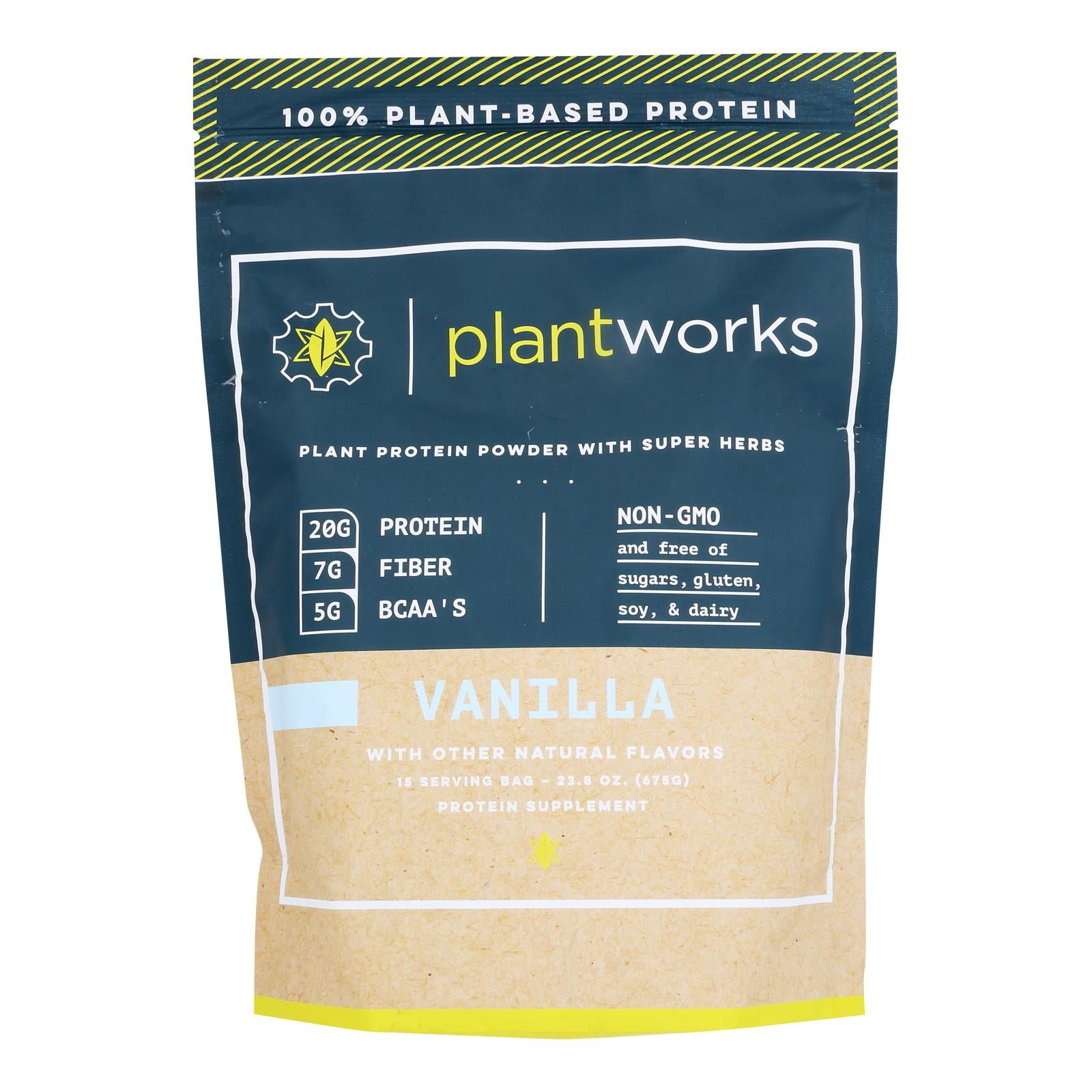 Plant Works - Protein Powder Vanilla - Case Of 4-23.8 Oz