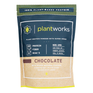 Plant Works - Protein Powder Chocolate - Case Of 4-23.8 Oz