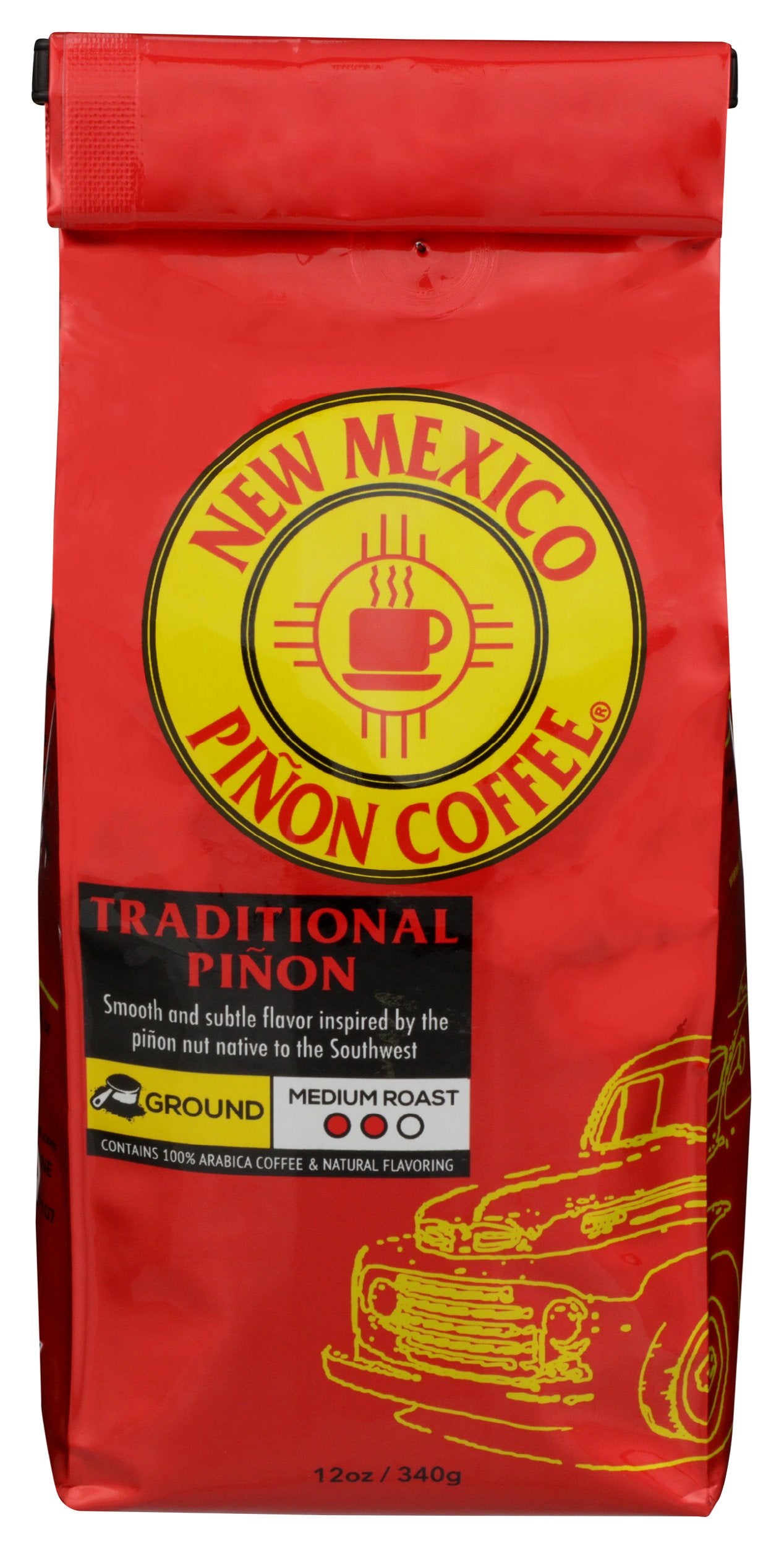 NEW MEXICO PINON COFFEE COFFEE GRND PINON TRD - Case of 6