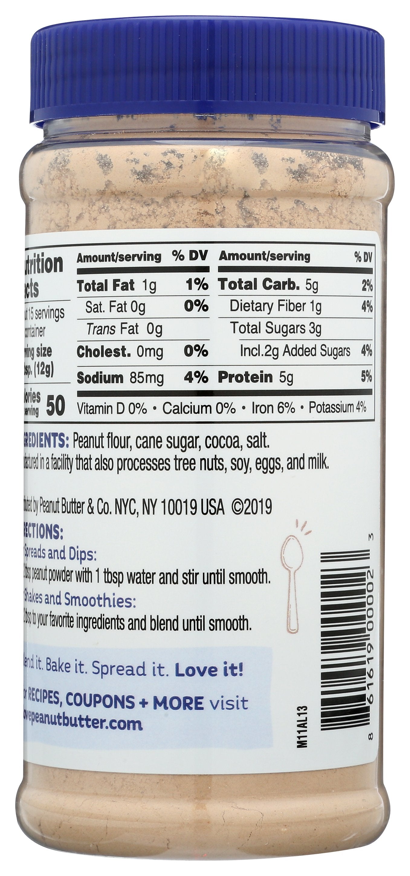 PEANUT BUTTER & CO PEANUT BTR PWDR CHOCO - Case of 6