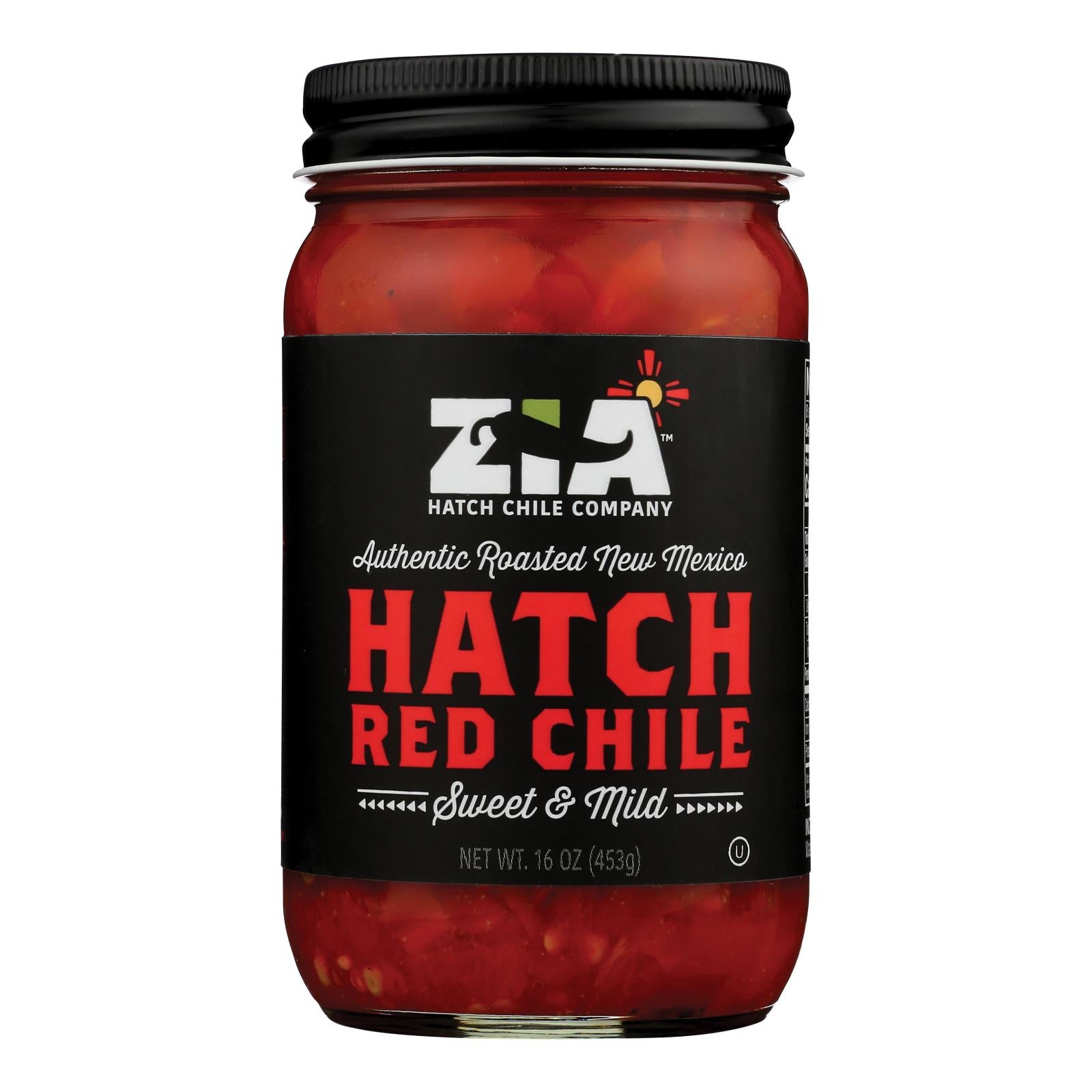 Zia Green Chile Company - Red Chile Swt/mld Hatch - Case Of 6 - 16 Oz