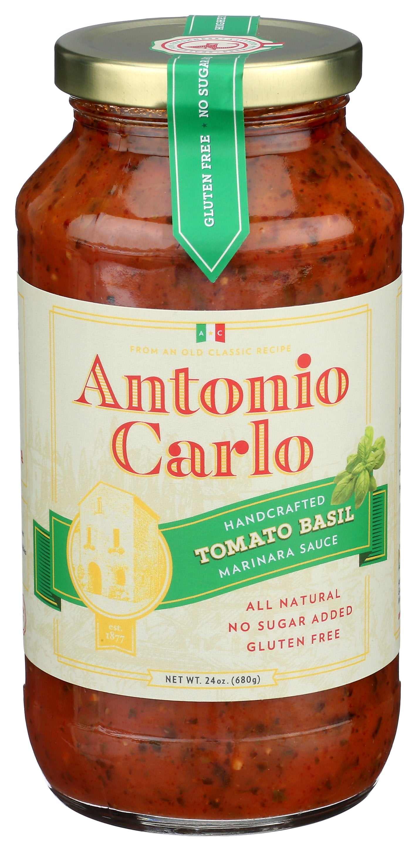 ANTONIO CARLO GOURMET SAU SAUCE TOMATO BASIL - Case of 6