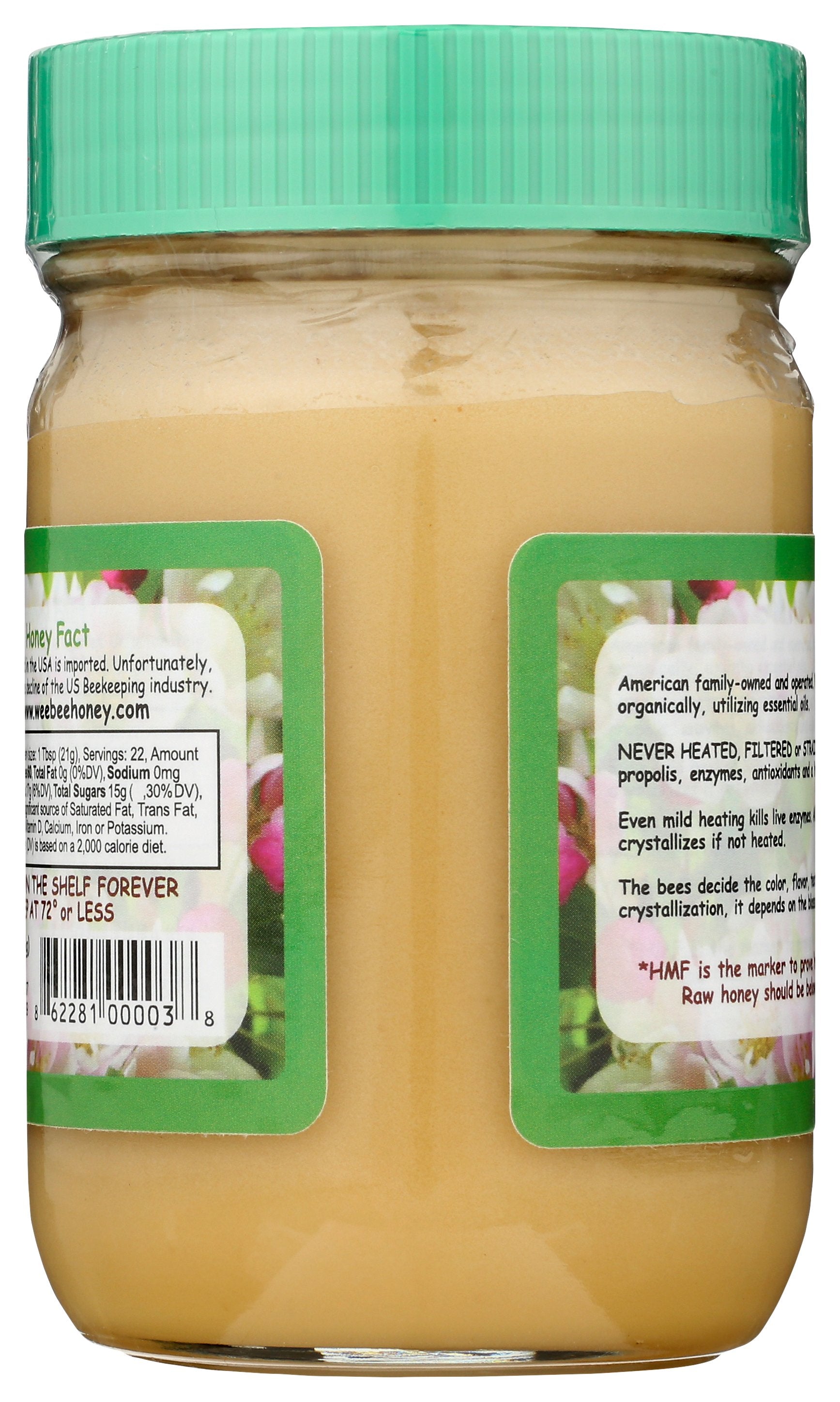 WEE BEE HONEY RAW UNHEATD UNFLTRD UNST