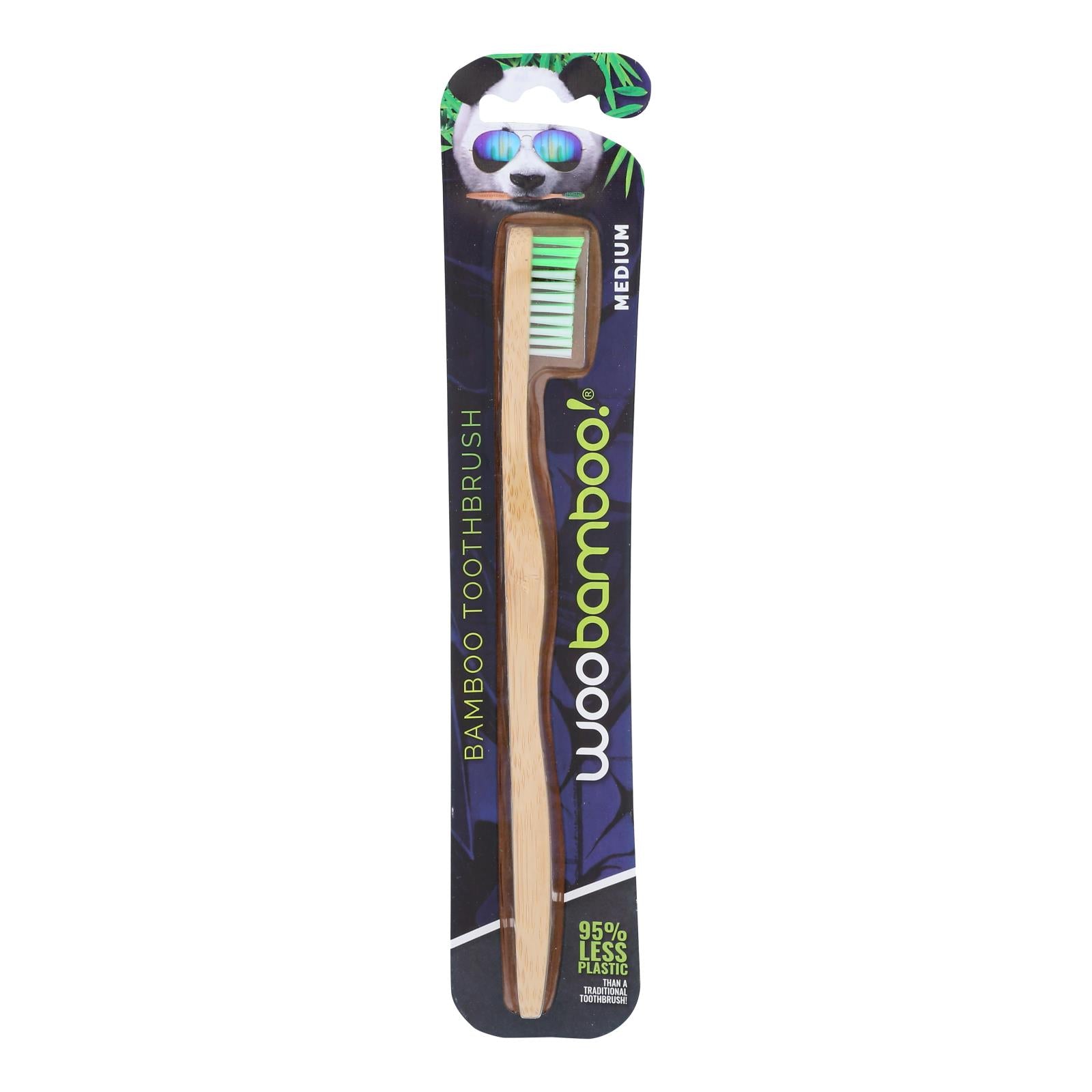 Woobamboo! Adult Medium Toothbrushes  - Case Of 6 - Ct