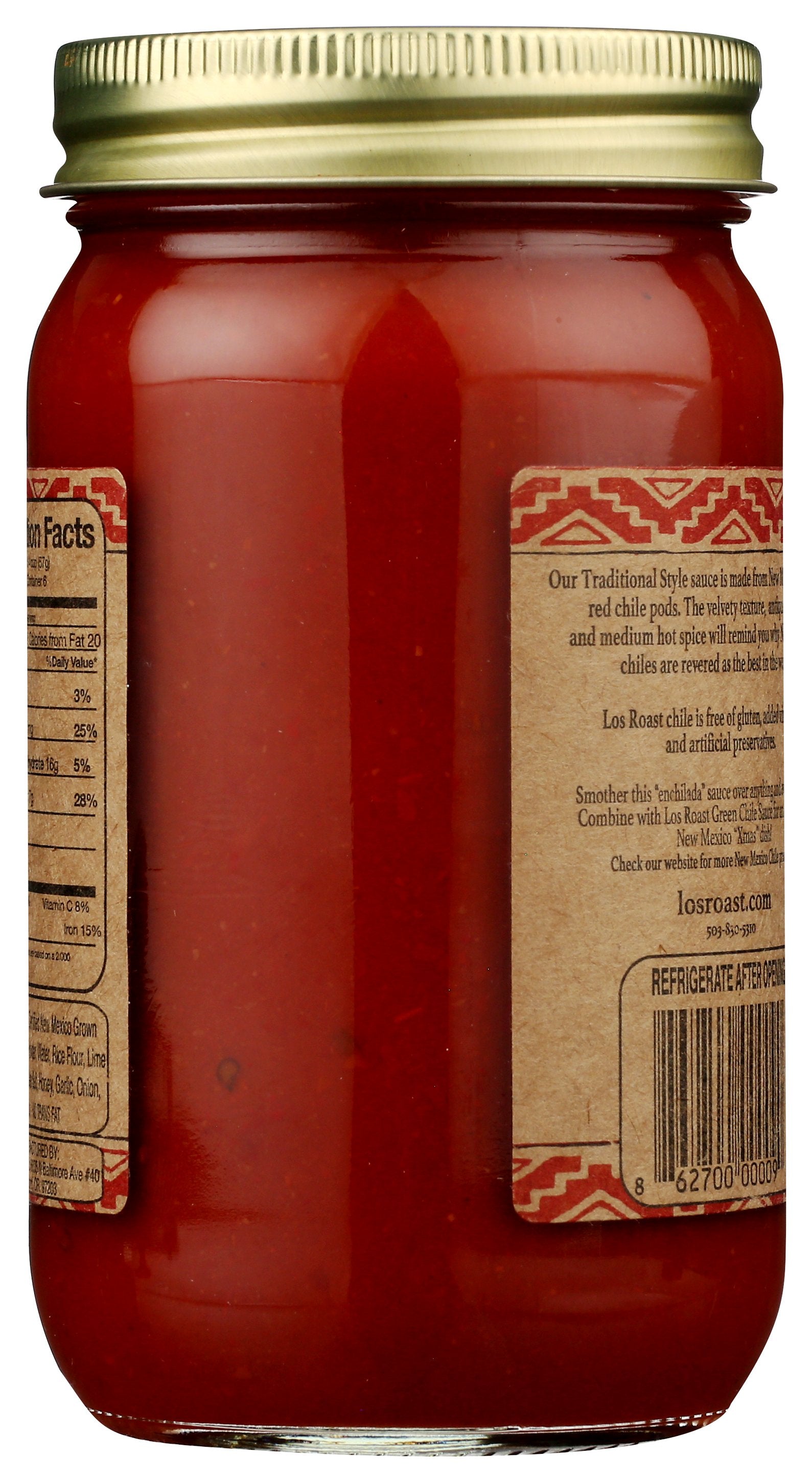 LOS ROAST SAUCE RED CHLE TRDNAL NM - Case of 6