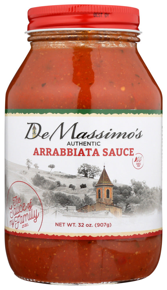 De Massimos Pasta Sauce Arrabbiata - Case of 6 - 32 OZ
