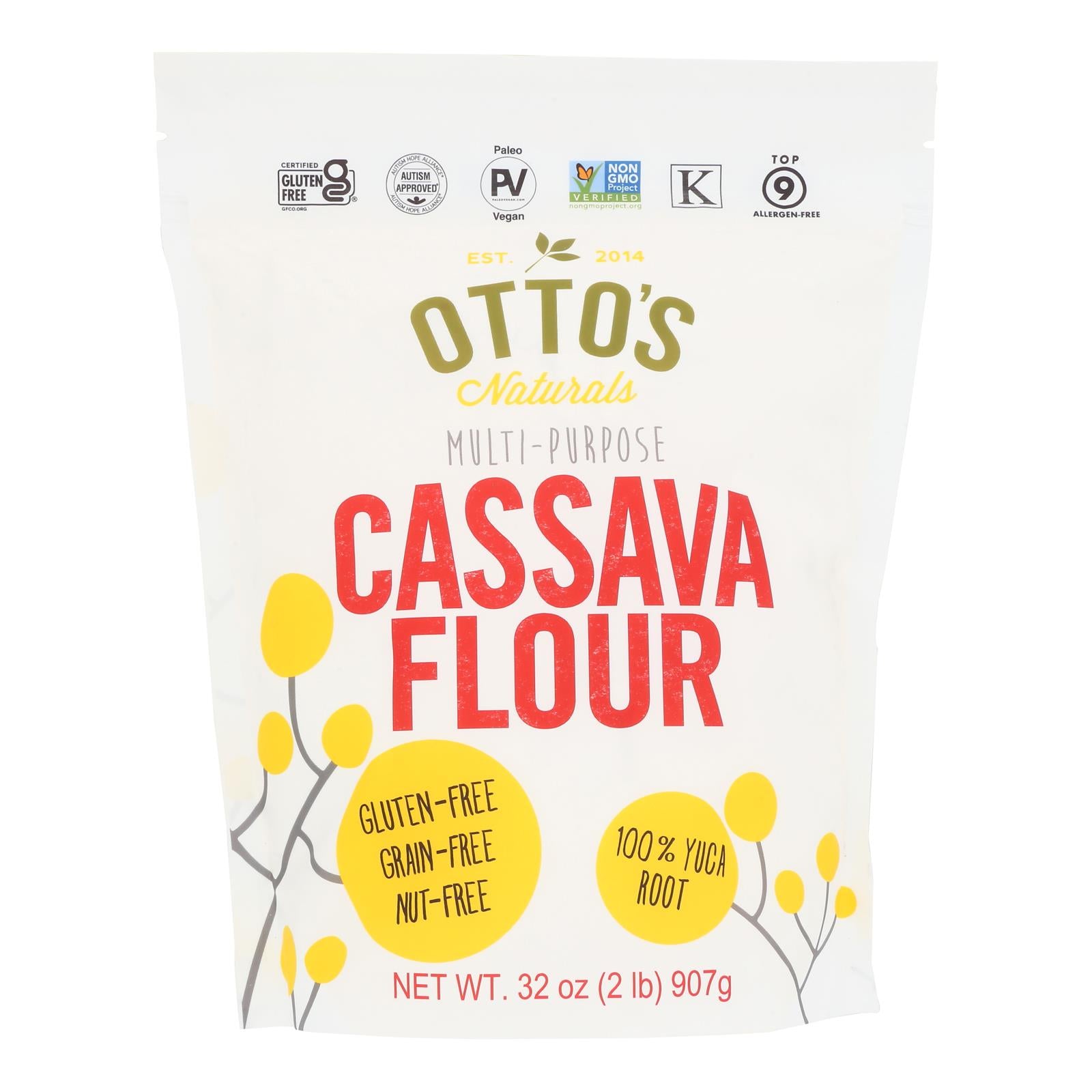 Otto's Naturals Cassava Flour - Case Of 6 - 2 Lb