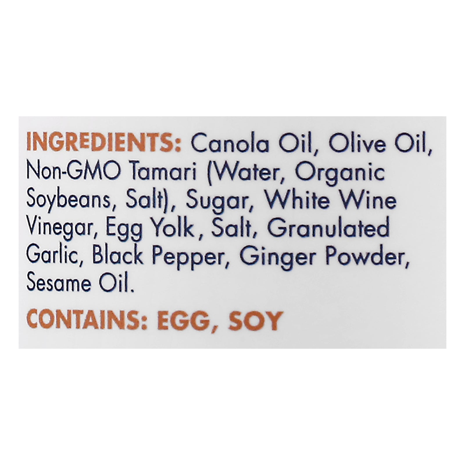 Yo Mama's Foods - Dressing Asian Sesame - CS of 6-13 OZ