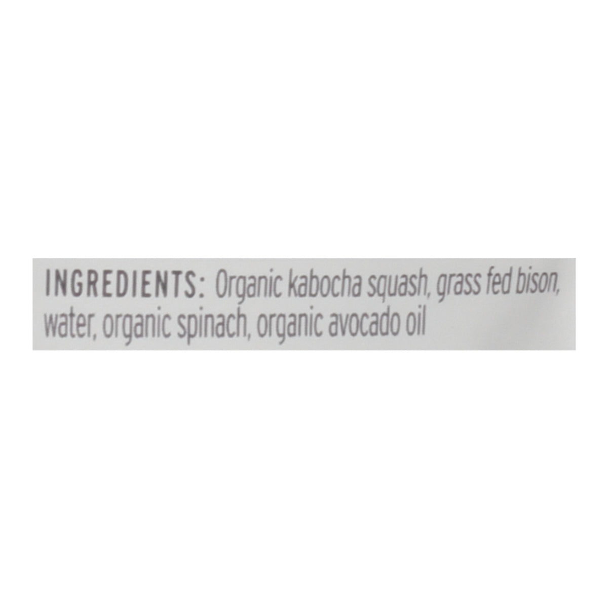Serenity Kids Llc - Pouch Bison Kabocha - Case Of 6 - 3.5 Oz