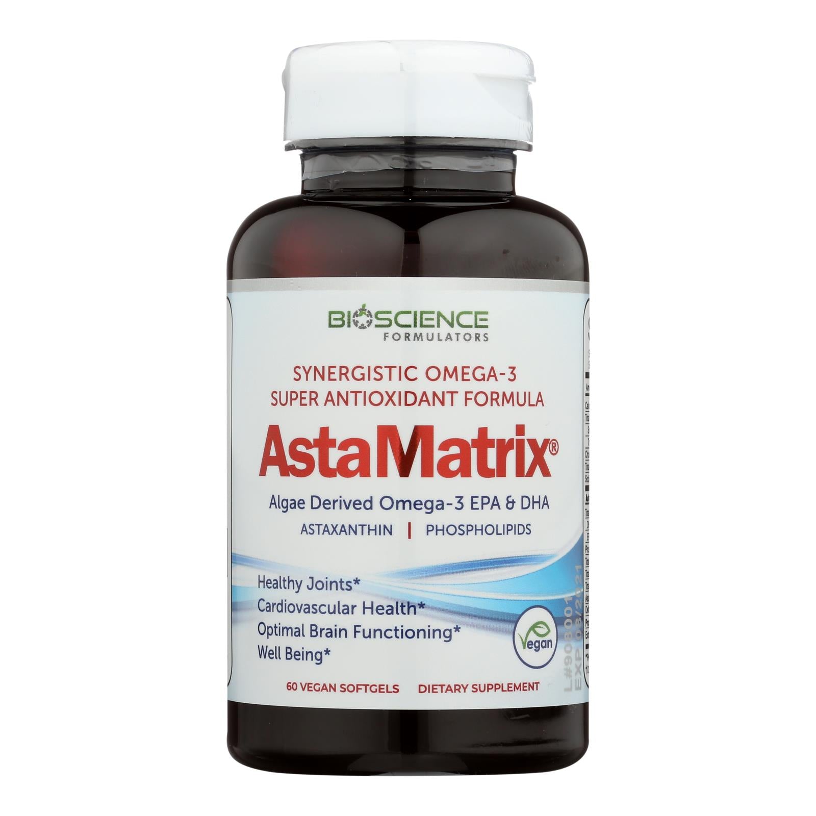 Astamatrix - Algae Omega-3 Epa & Dha - 1 Each -60 SGEL