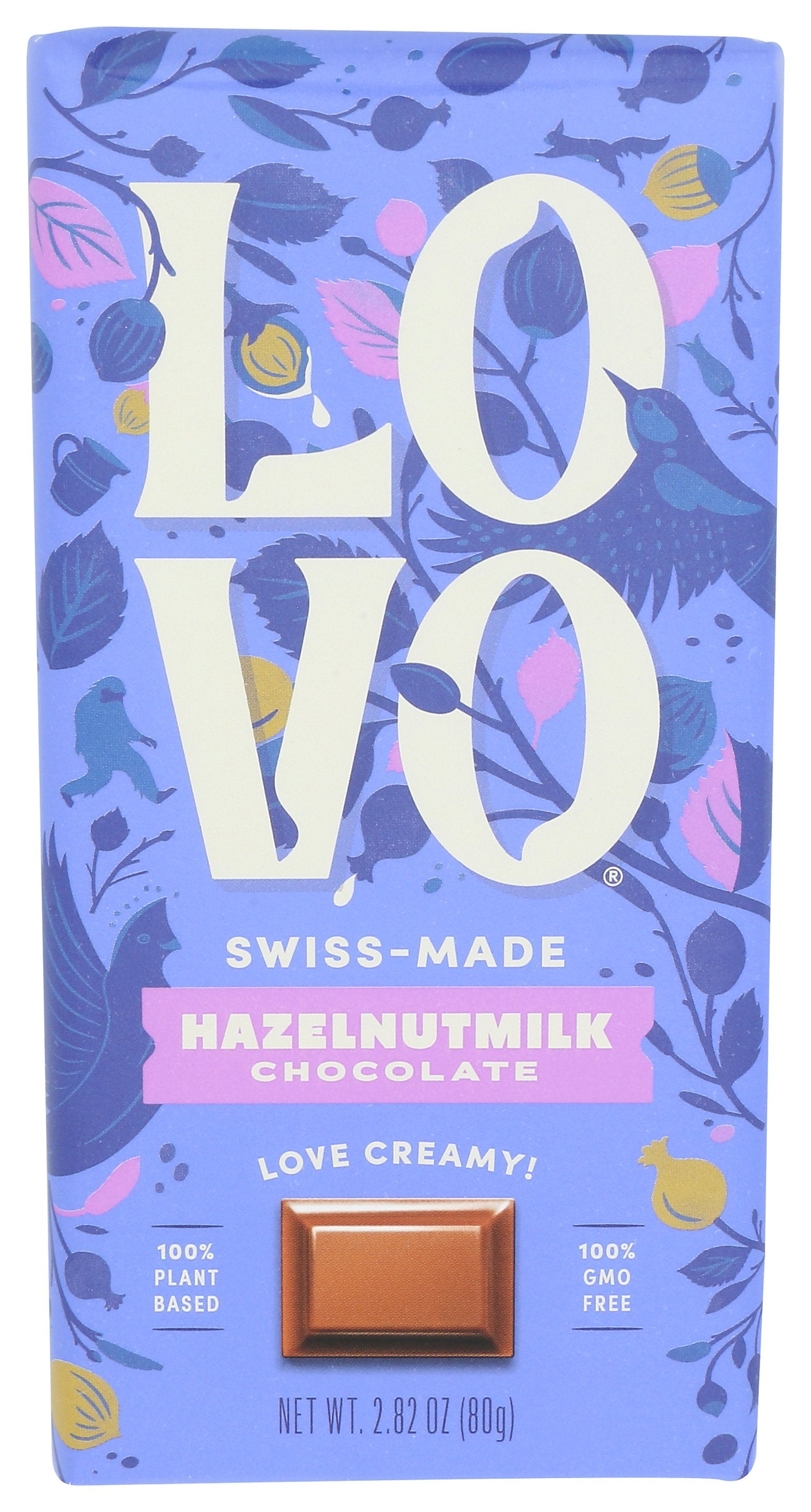 LOVO BAR CHOC HAZELNUT MILK - Case of 12
