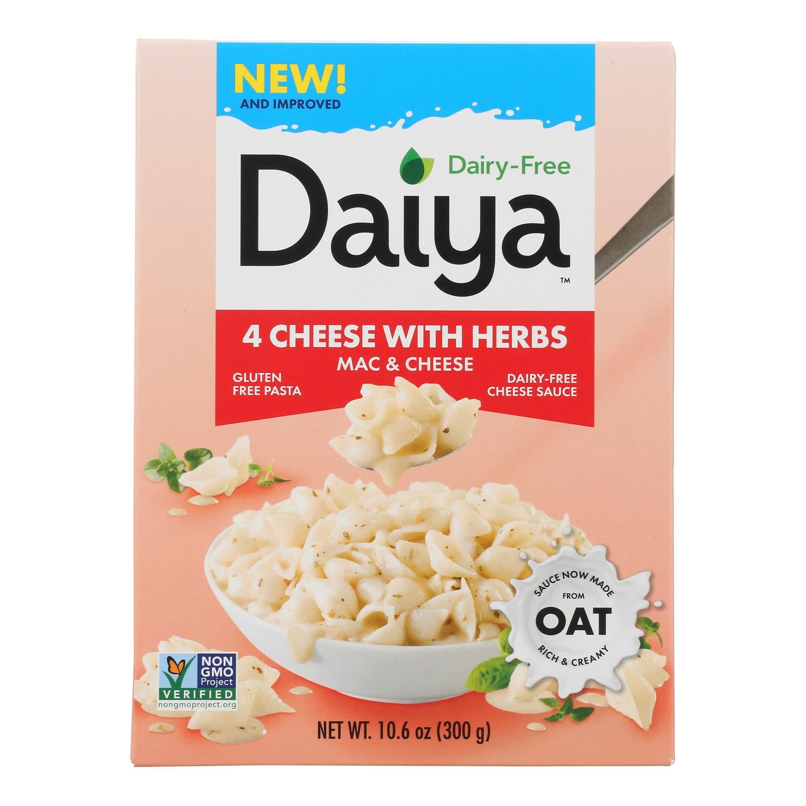 Daiya Foods - Cheezy Mac - Four Cheese with Herbs - CS of 8 - 10.6 oz.