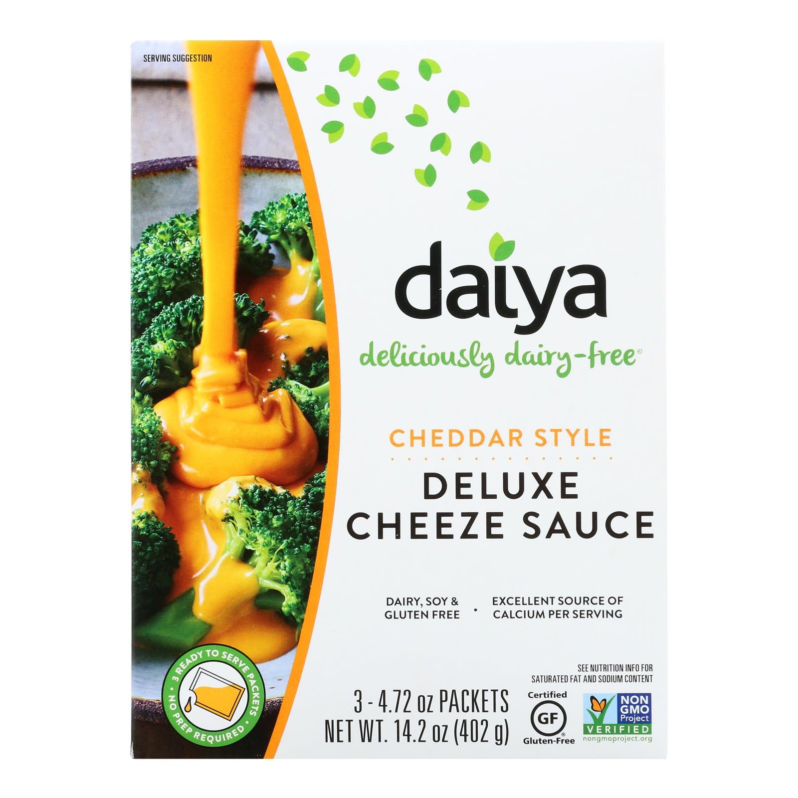 Daiya Foods - Dairy Free Cheeze Sauce - Cheddar Style - Cs Of 8 - 14.2 Oz.