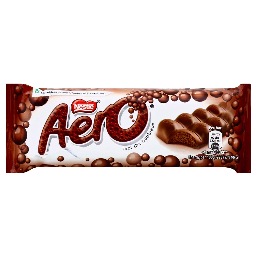 Nestle Chocolate Bar Aero Milk - Case of 12 - 1.26oz