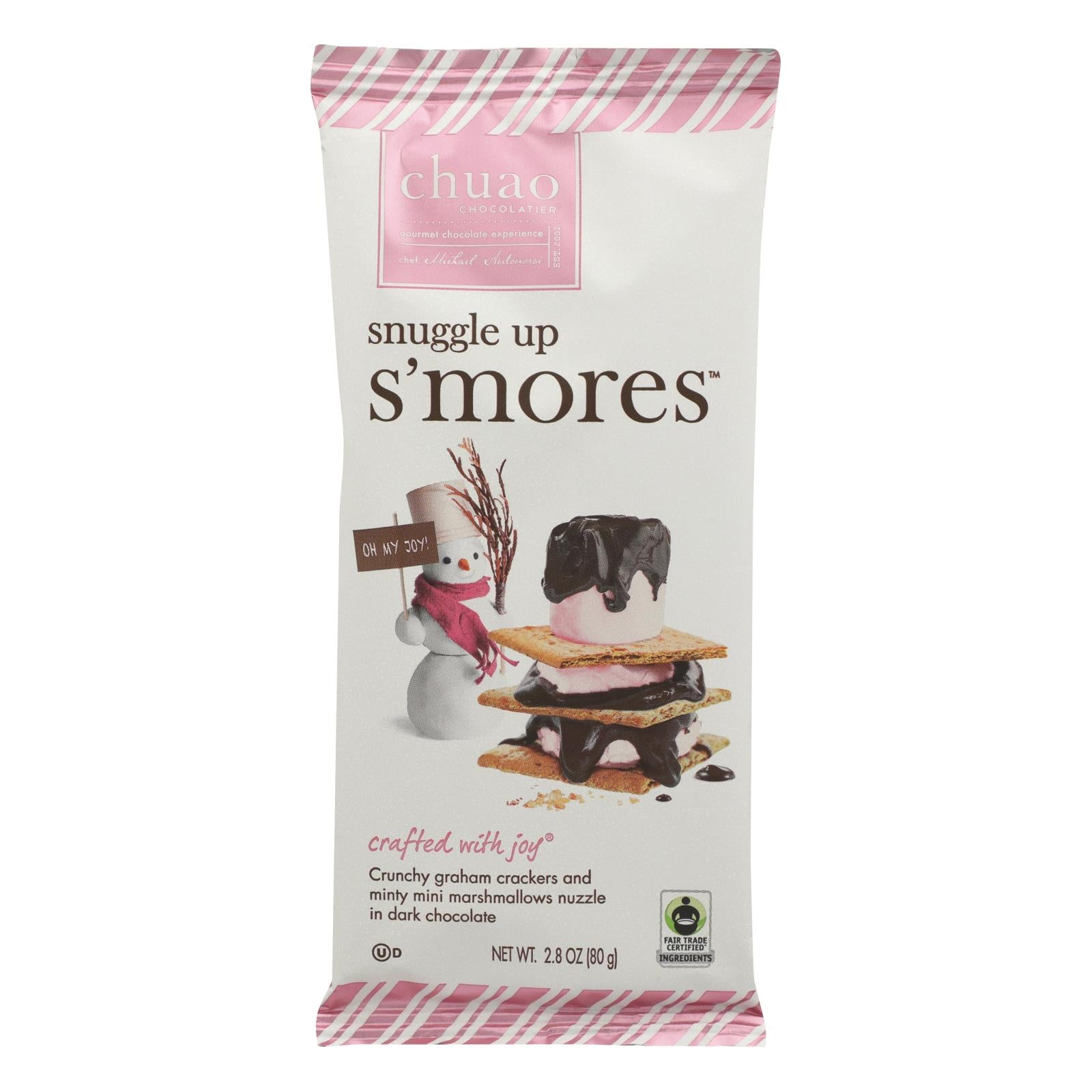 Chuao Chocolatier - Bar Snuggle Up Smores - Case of 10 - 2.8 OZ