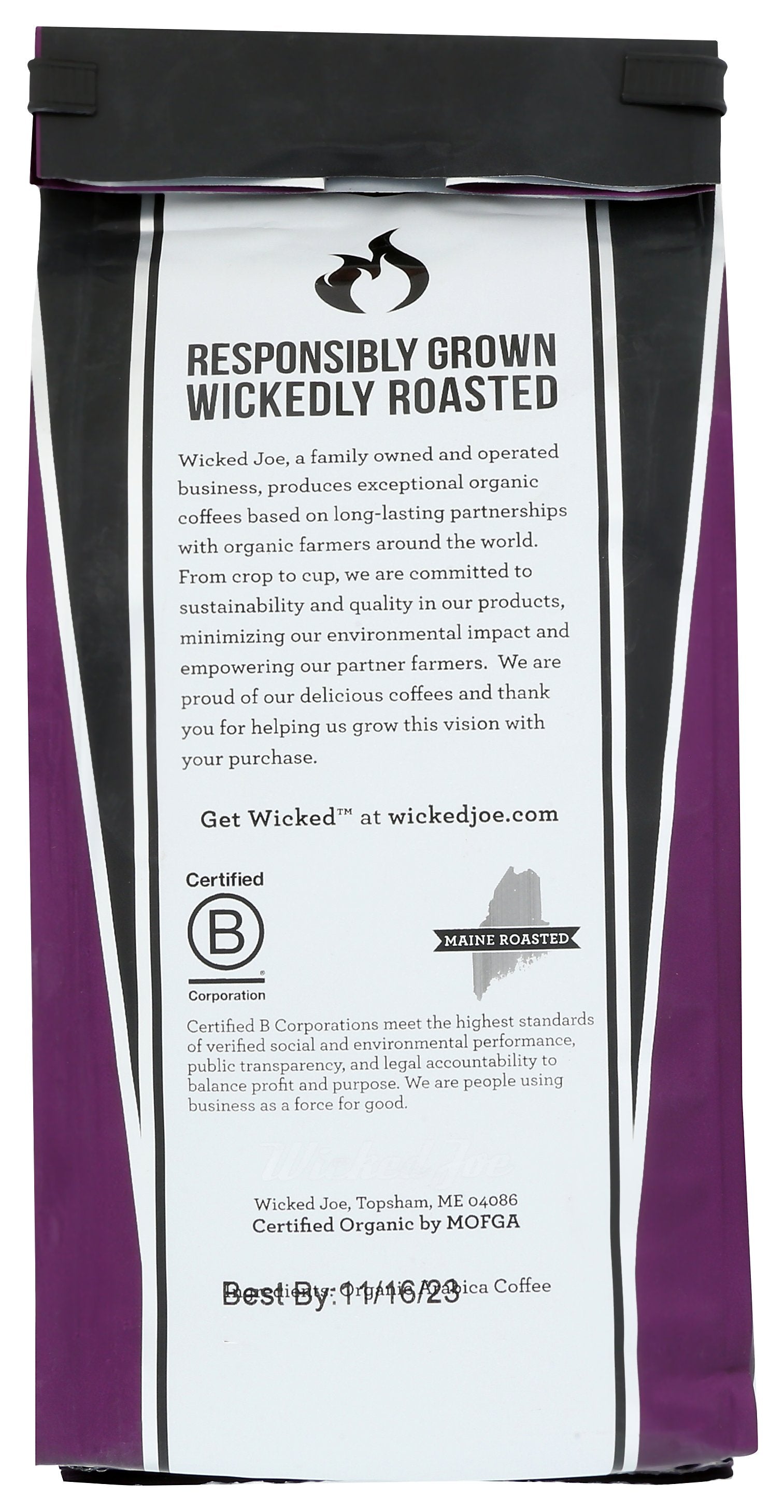 WICKED JOE COFFEE COFFEE SUMATRA GROUND - Case of 6