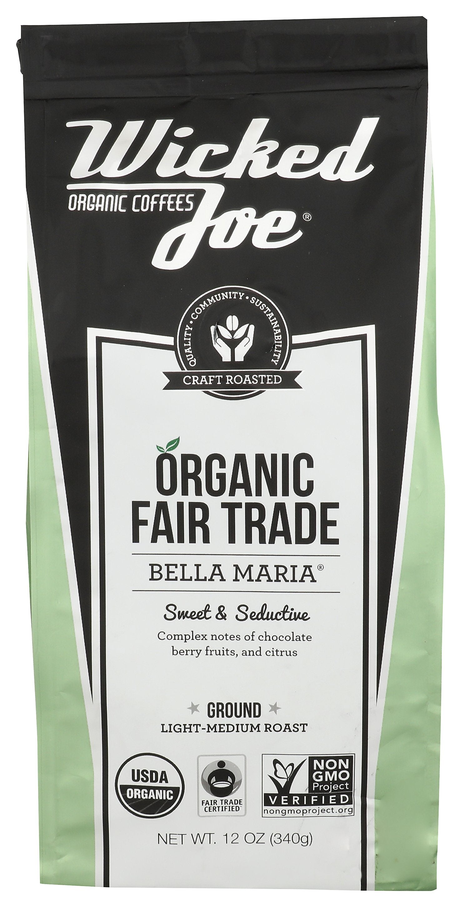 WICKED JOE COFFEE COFFEE BELLA MARIE GRND - Case of 6