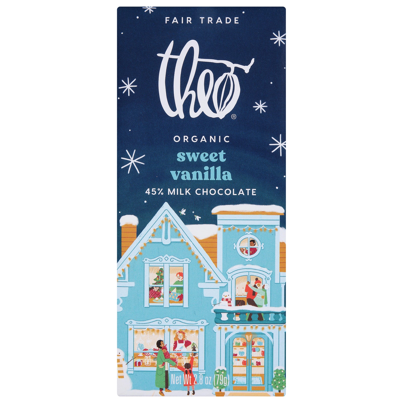 Theo Chocolate - Bar Og2 Mlkchc Swtvan 45p - CS of 12-2.8 OZ