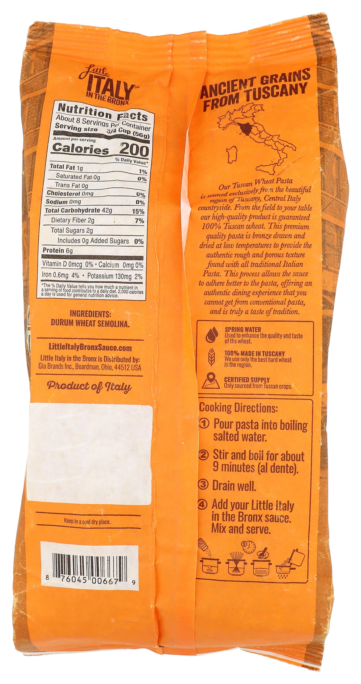 LITTLE ITALY IN THE BRONX PASTA FARFALLE NO67 - Case of 12