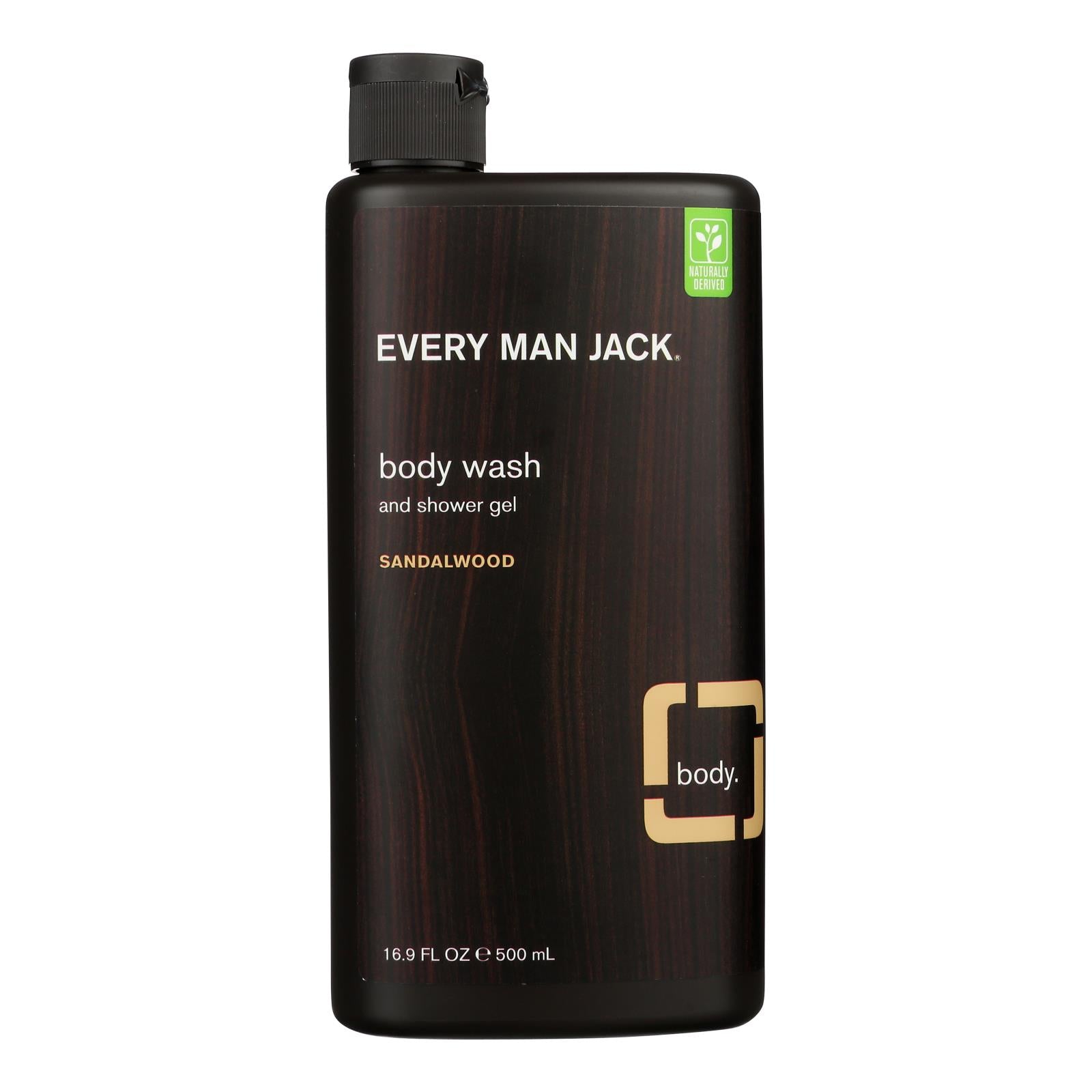 Every Man Jack Body Wash Sandalwood - 1 Each - 16.9 fl oz.