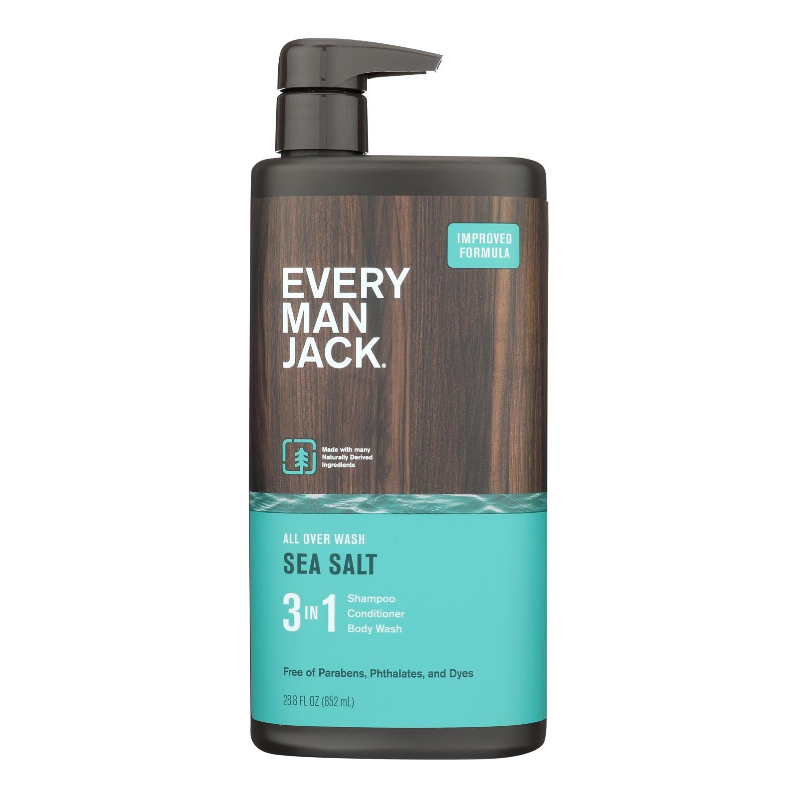 Every Man Jack - All Over Wash 3in1 Ssalt - EA of 1-28.8 FZ