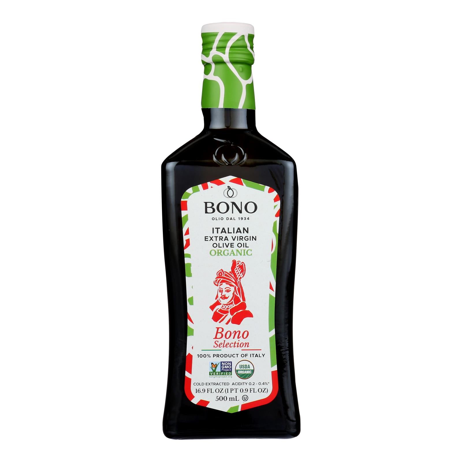 Bono Extra Virgin Olive Oil  - Case of 6 - 16.9 FZ