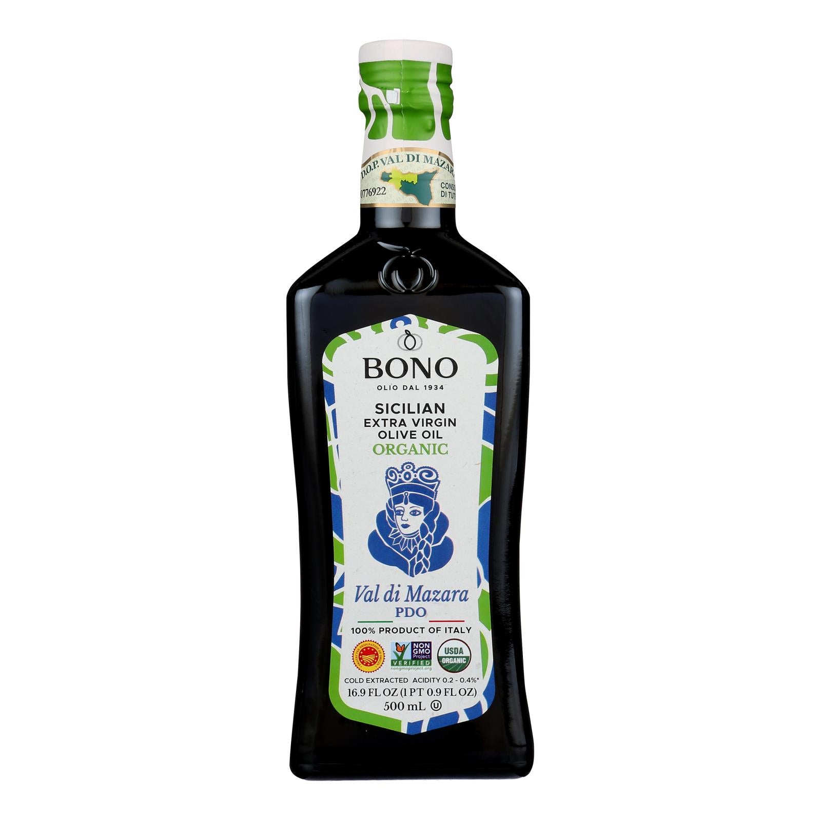 Bono - Evoo Organic Val Di Mazara - Case Of 6 - 16.9 Fz