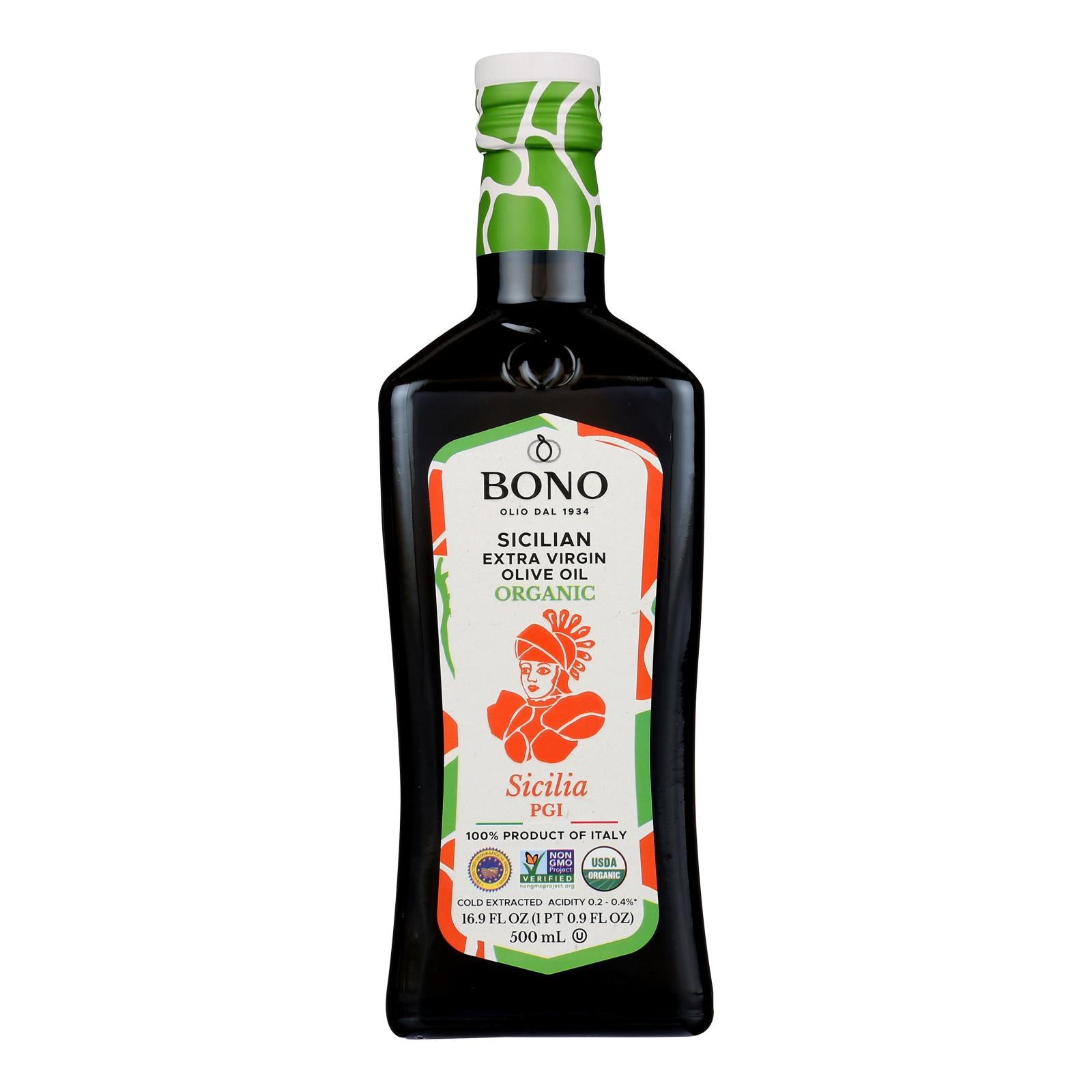 Bono - Evoo Sicilia Pgi - Case Of 6 - 16.9 Fz