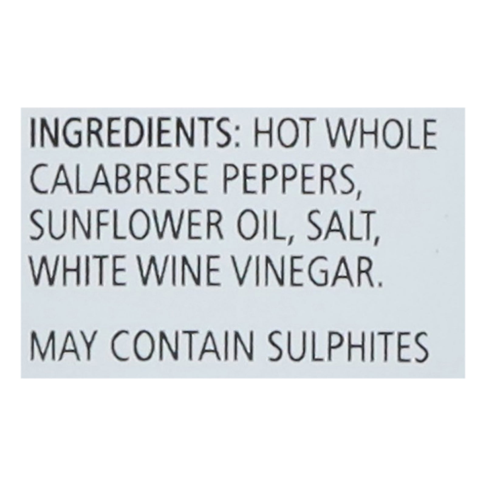 Bono - Peppers Hot Calabrese Whl - CS of 6-9.17 OZ