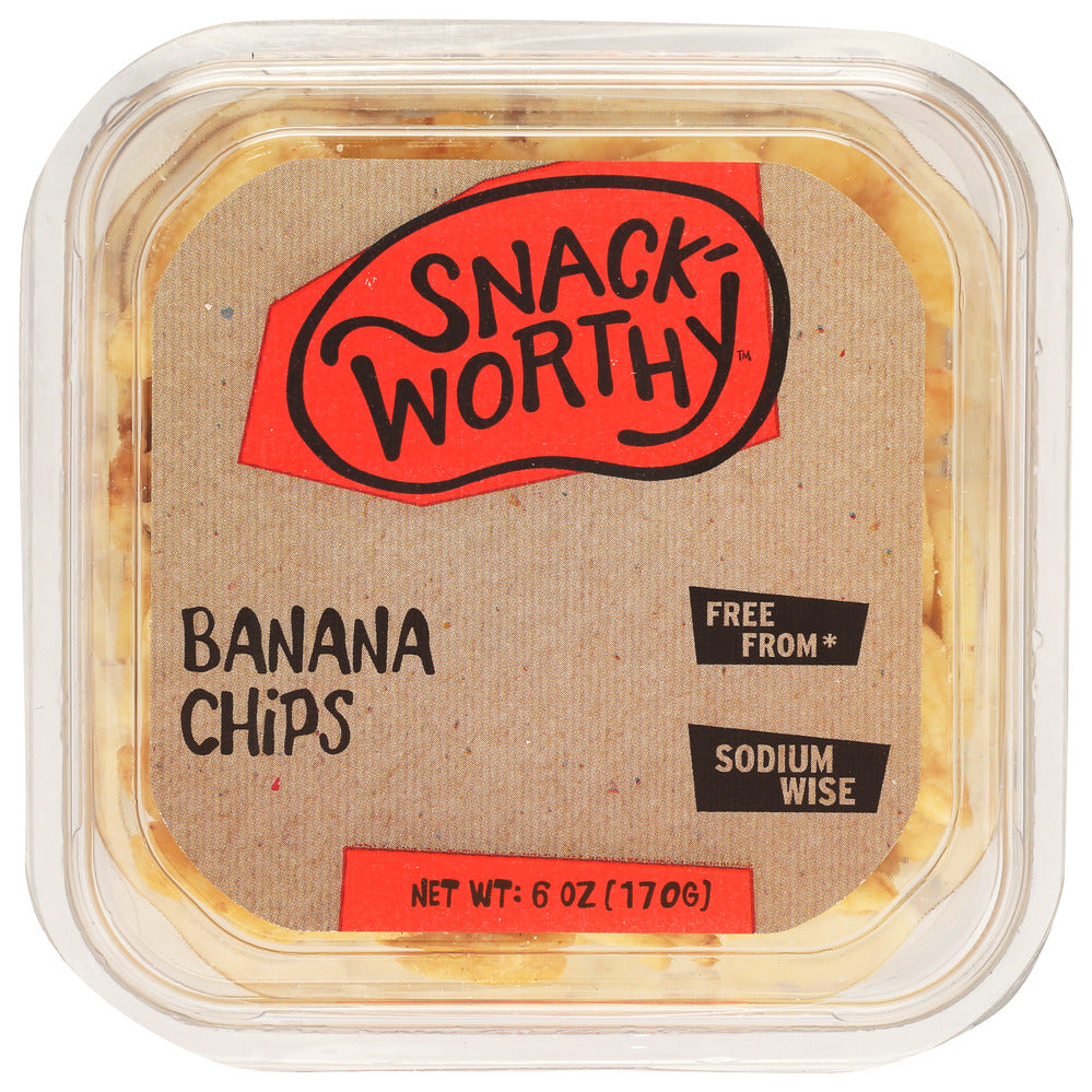 Snackworthy Chips Banana -  6 Oz (Pack of 12)