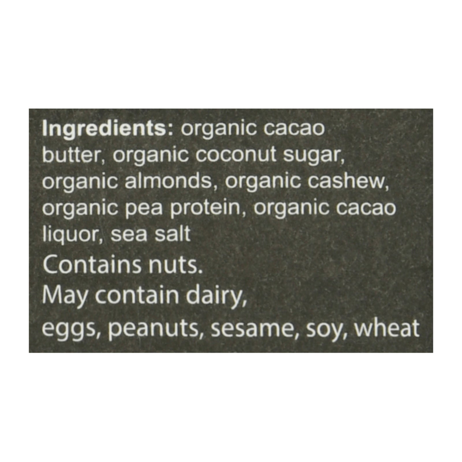 Brooklyn Born Chocolate - Br Og2 Mlk Chc Vegn Paleo - CS of 12-2.1 OZ