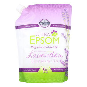Ultra Epsom - Epson Salt Lavender - 1 Each - 5 Lb